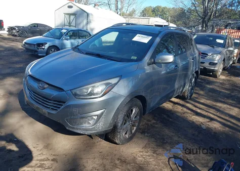 2014 Hyundai Tucson Se z USA, uszkodzony, nr VIN KM8JU3AG4EU791795